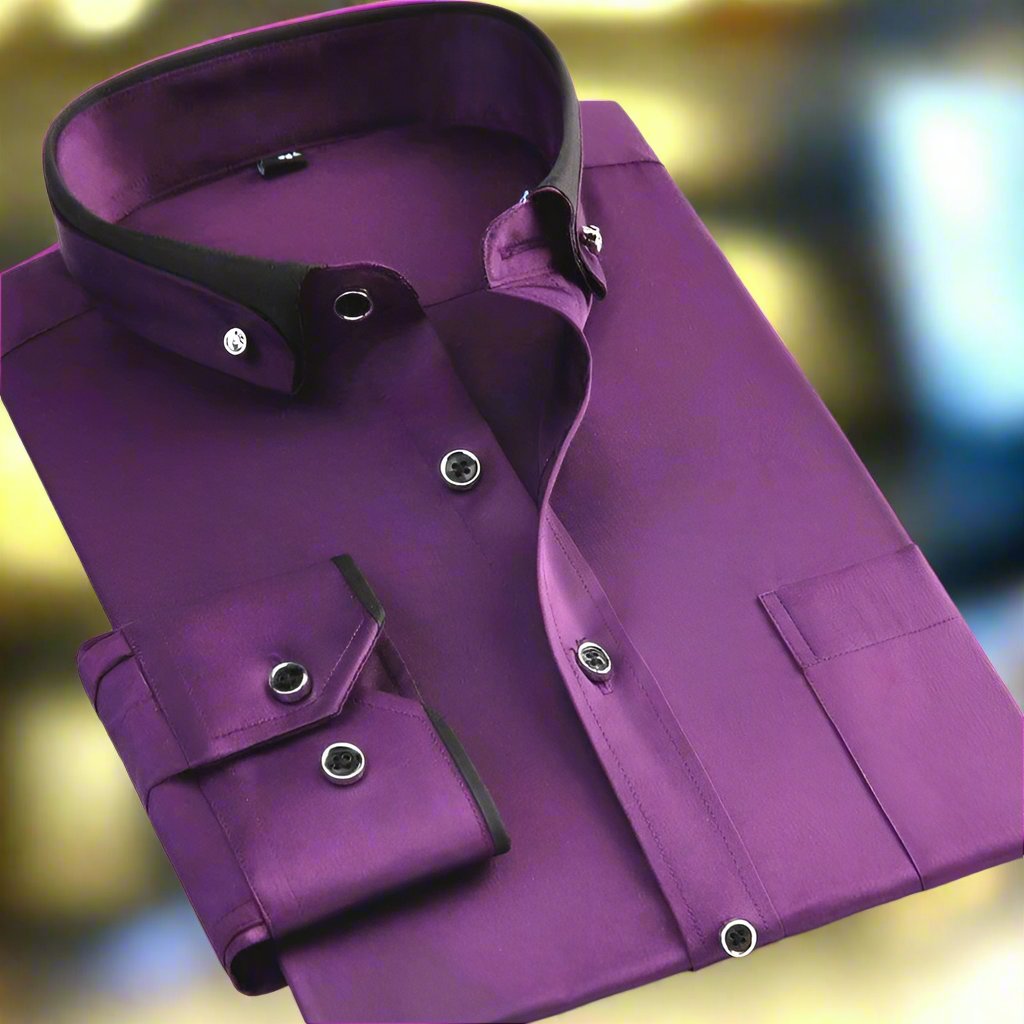 Iver™ | Classic Long-Sleeve Shirt - Echelon Lifestyle