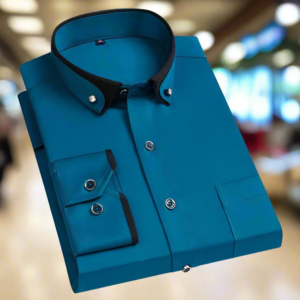 Iver™ | Classic Long-Sleeve Shirt - Echelon Lifestyle
