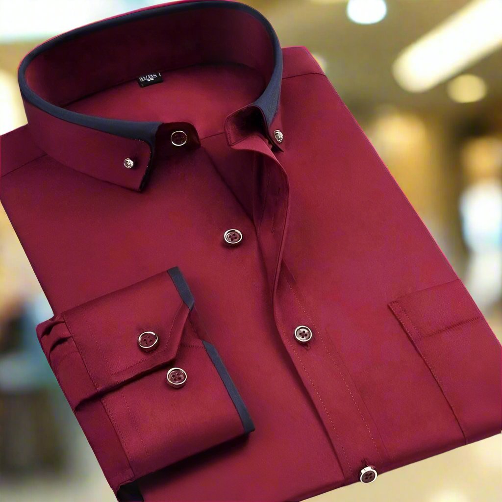 Iver™ | Classic Long-Sleeve Shirt - Echelon Lifestyle