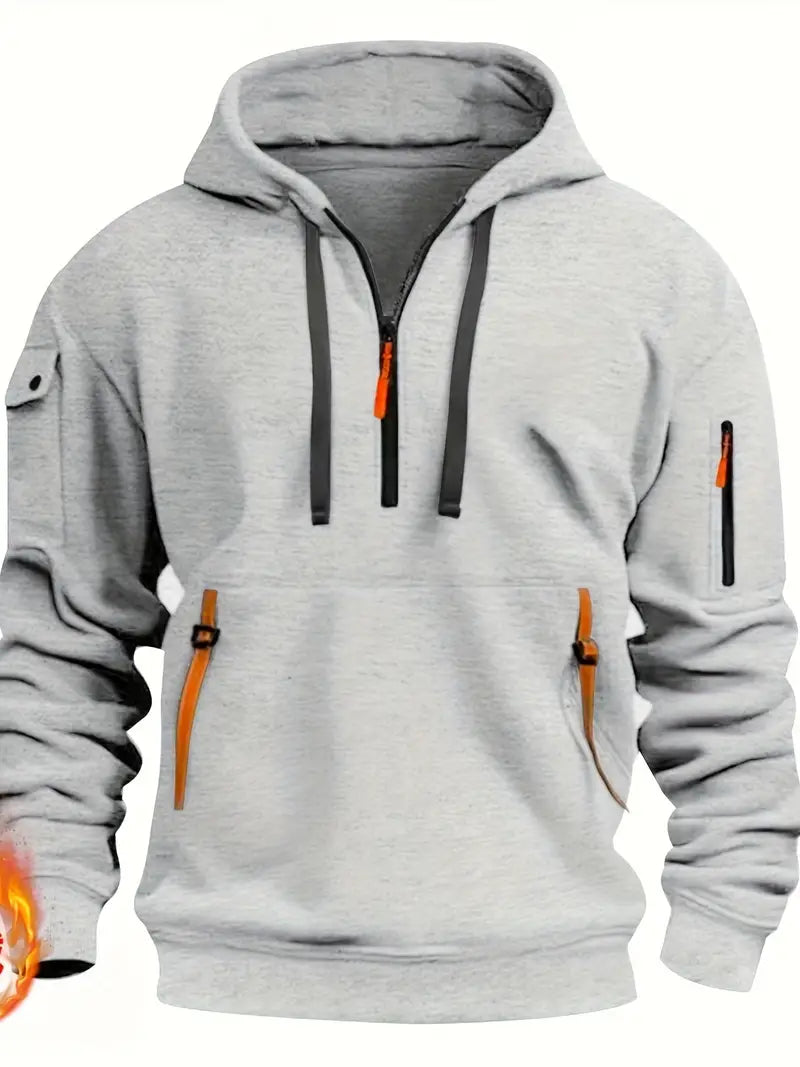 LUCA | CASUAL FLEECE HOODED SWEATSHIRT - Echelon Lifestyle