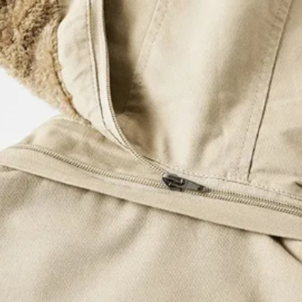 Elegants Premium polsterēts ziemas mētelis