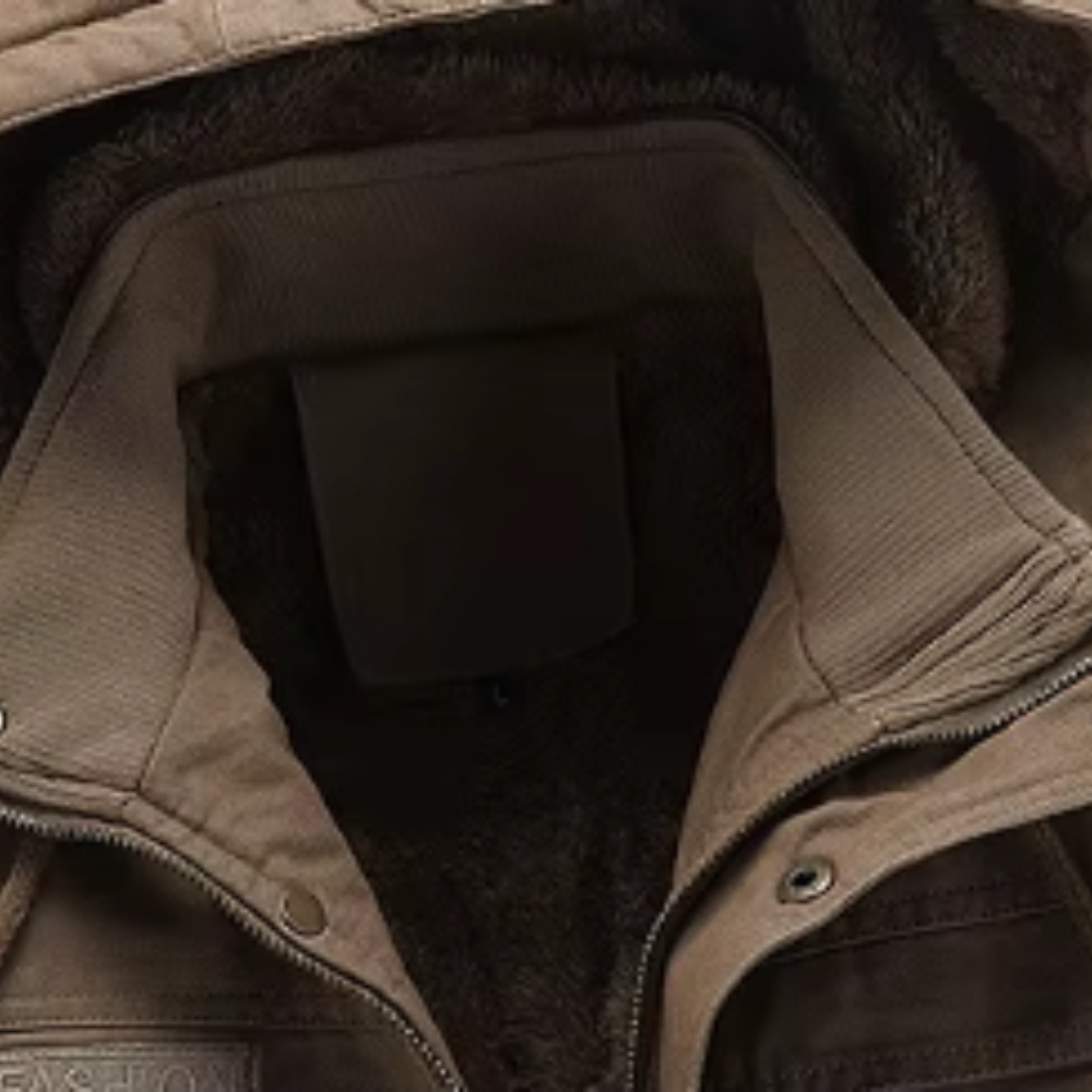 Ikdējoša kokvilnas ziemas jaka