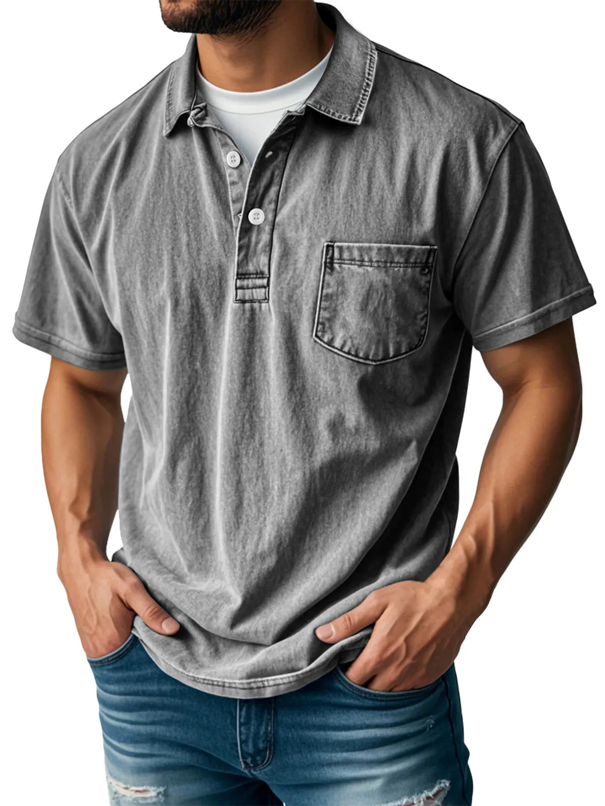 ETHAN | VINTAGE POLO - Echelon Lifestyle