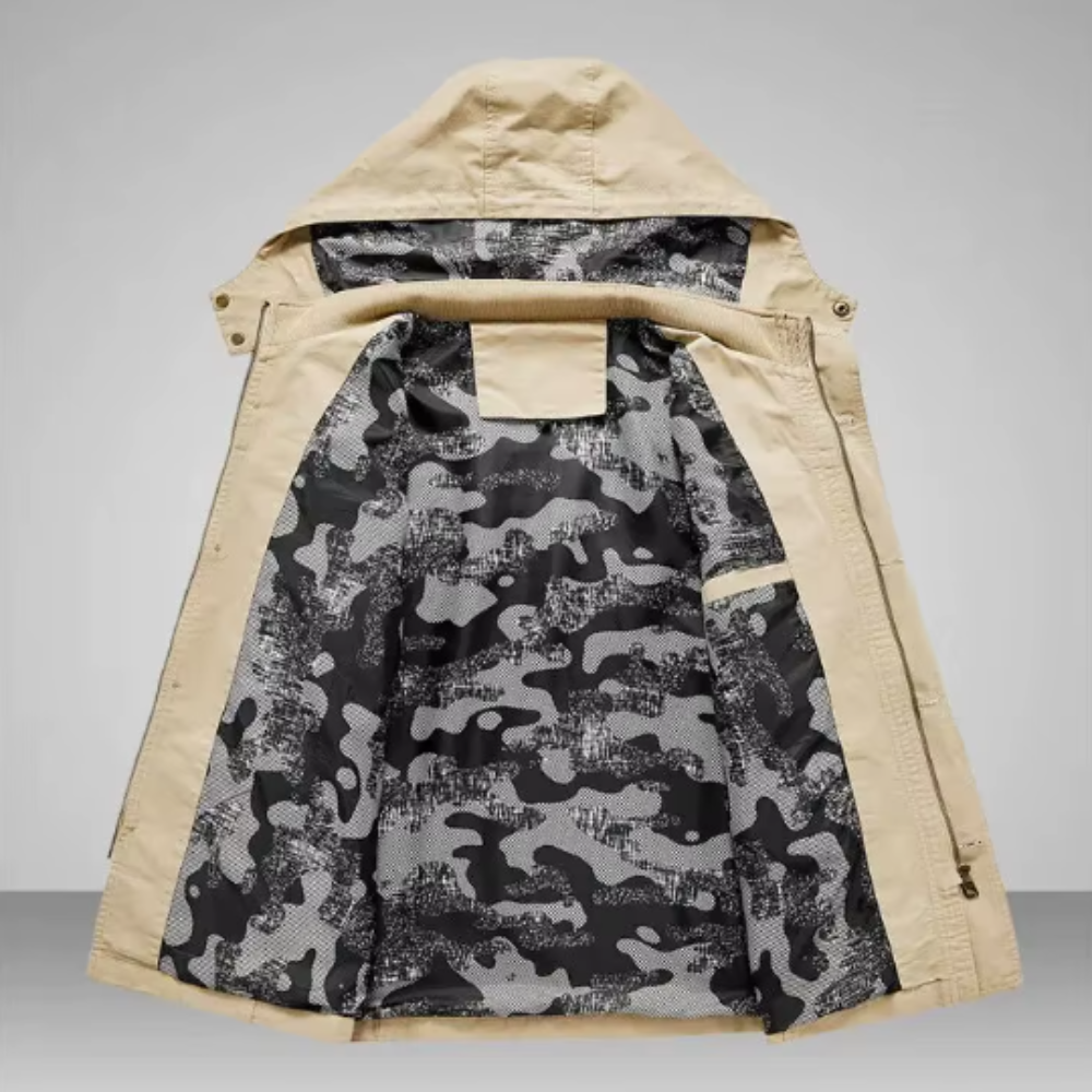 Eleganta jaka ar vairākām kabatām