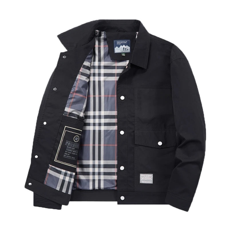 Giacca Utility Foderata in Tartan delle Highlands - Echelon Lifestyle