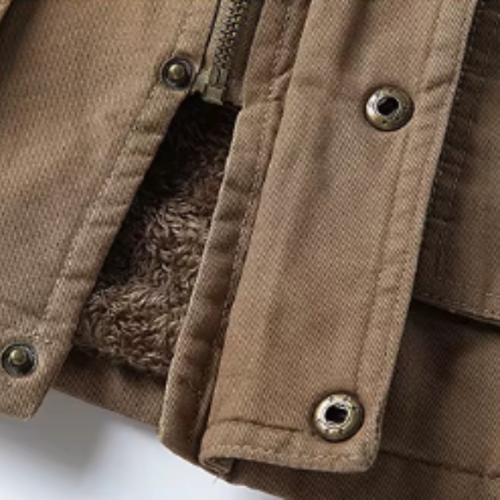 Ikdējoša kokvilnas ziemas jaka