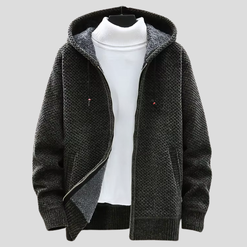 Oslo Knit Hoodie - Echelon Lifestyle