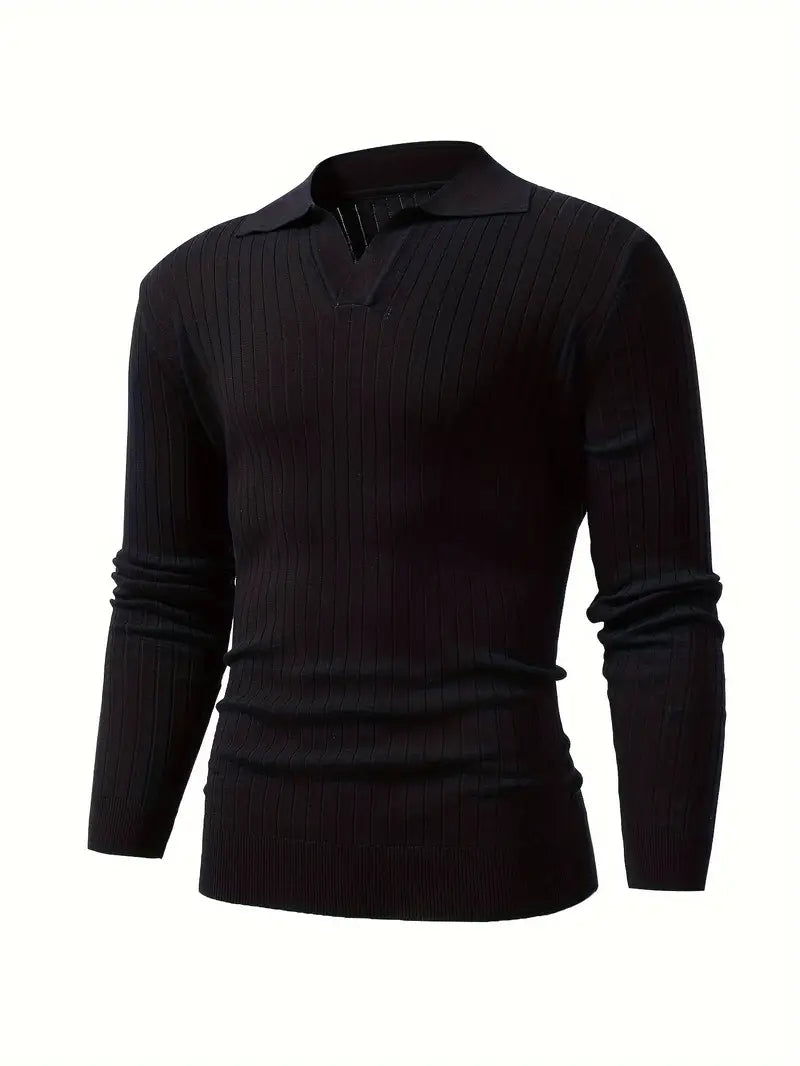 Sogno: Muscle Fit Knit Sweater - Echelon Lifestyle