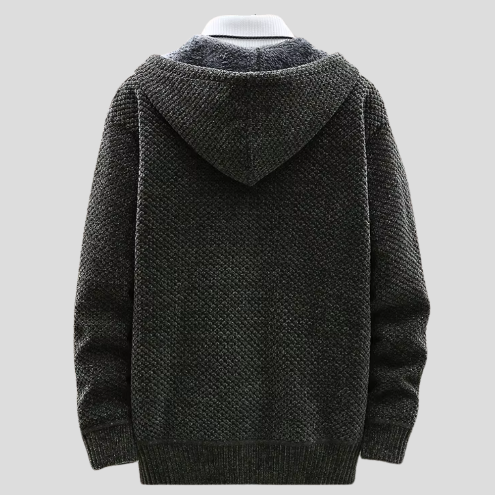 Oslo Knit Hoodie - Echelon Lifestyle