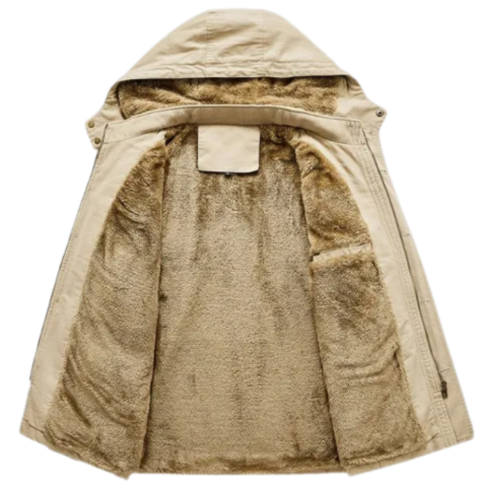 Elegants Premium polsterēts ziemas mētelis