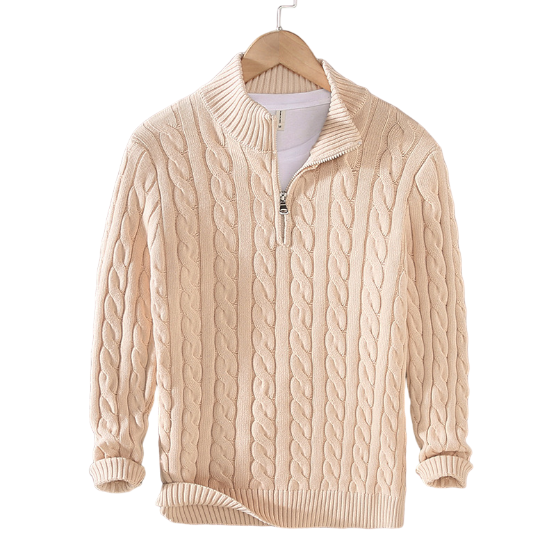 FABIO | LUXURY ZIP-UP SWEATER - Echelon Lifestyle