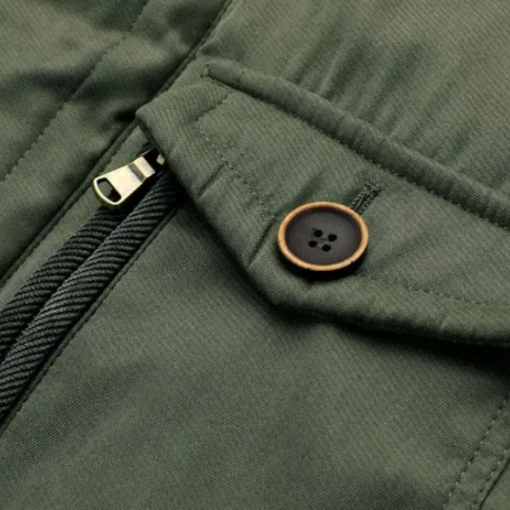 Eleganta polsterēta jaka āra aktivitātēm