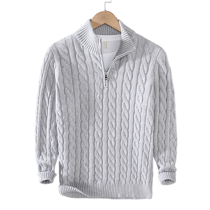 FABIO | LUXURY ZIP-UP SWEATER - Echelon Lifestyle