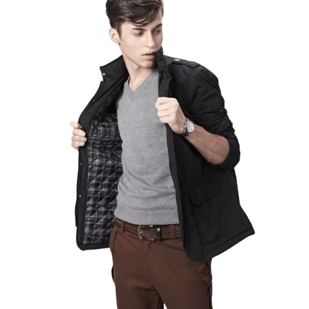 Elegants vēja necaurlaidīgs jaka