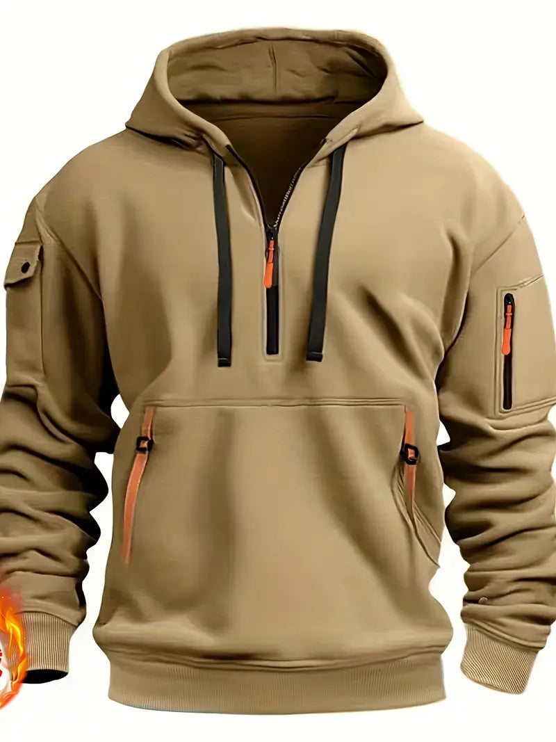 LUCA | CASUAL FLEECE HOODED SWEATSHIRT - Echelon Lifestyle
