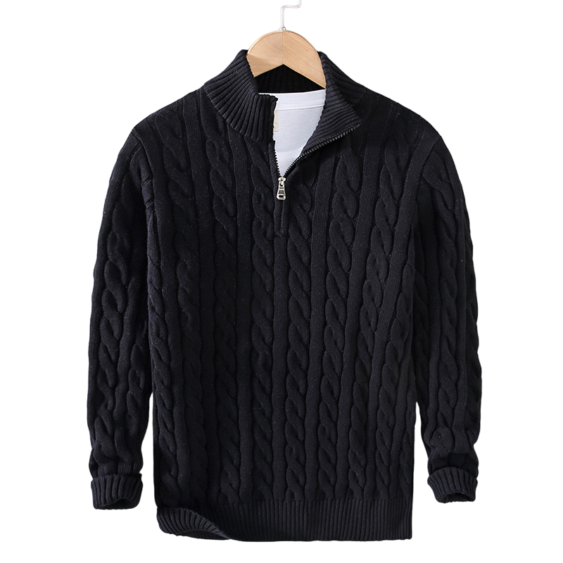FABIO | LUXURY ZIP-UP SWEATER - Echelon Lifestyle