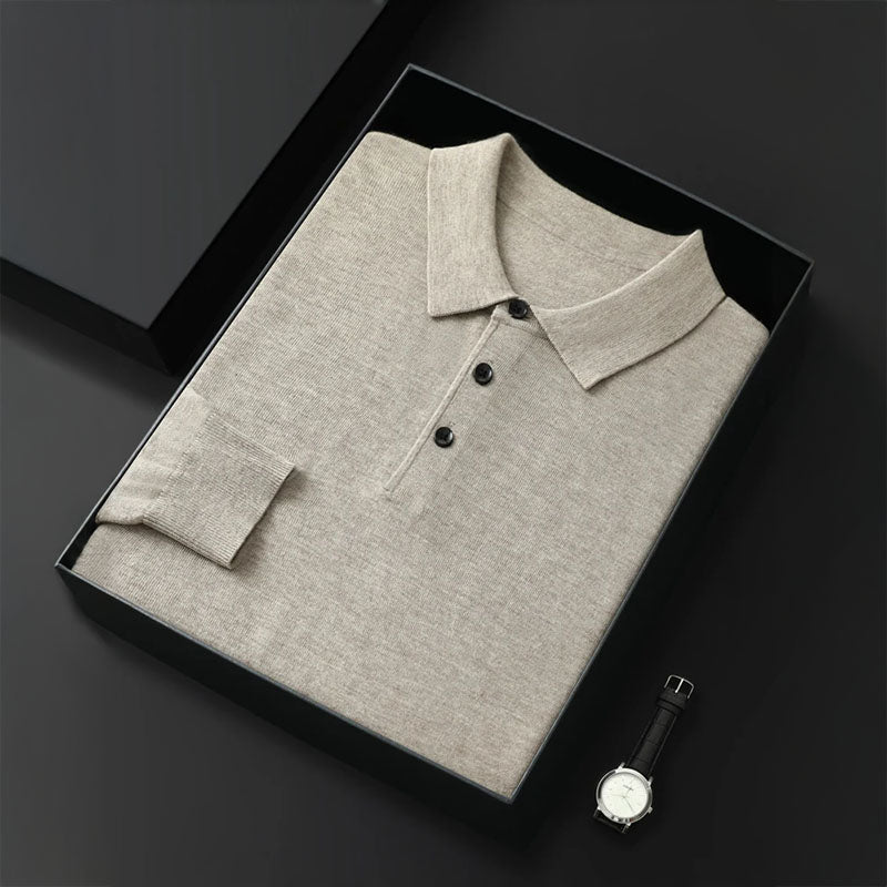 JULIAN | 100% MERINO WOOL POLO - Echelon Lifestyle