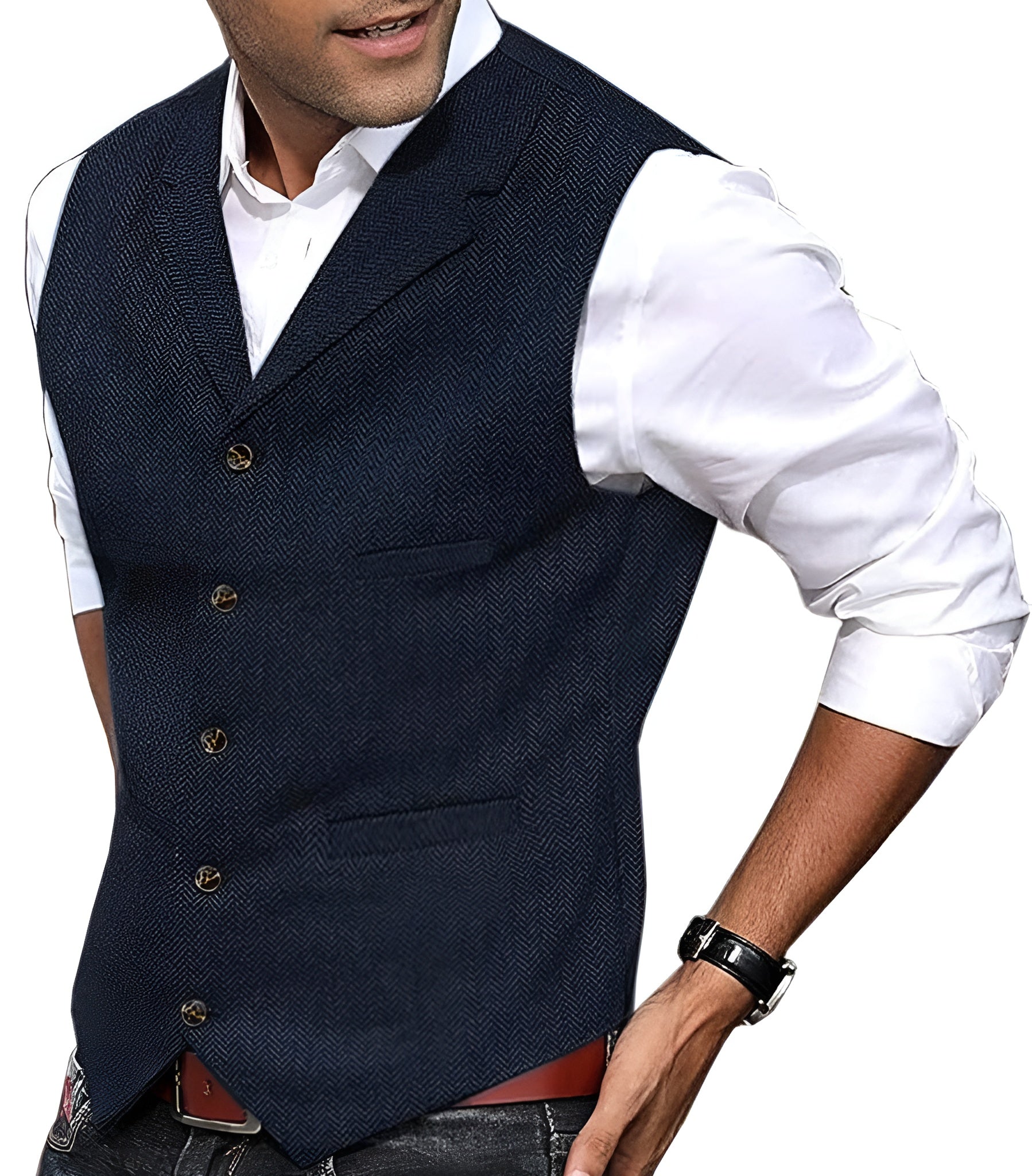 JAMES | VINTAGE WAISTCOAT - Echelon Lifestyle