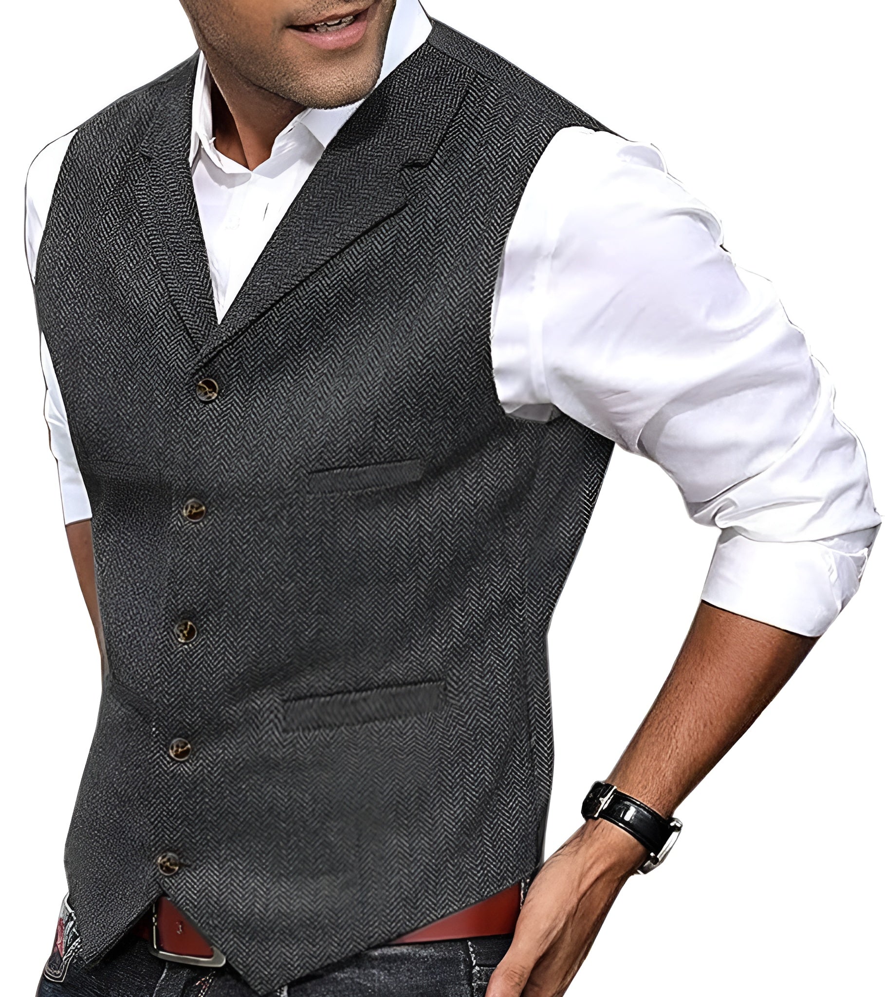 JAMES | VINTAGE WAISTCOAT - Echelon Lifestyle