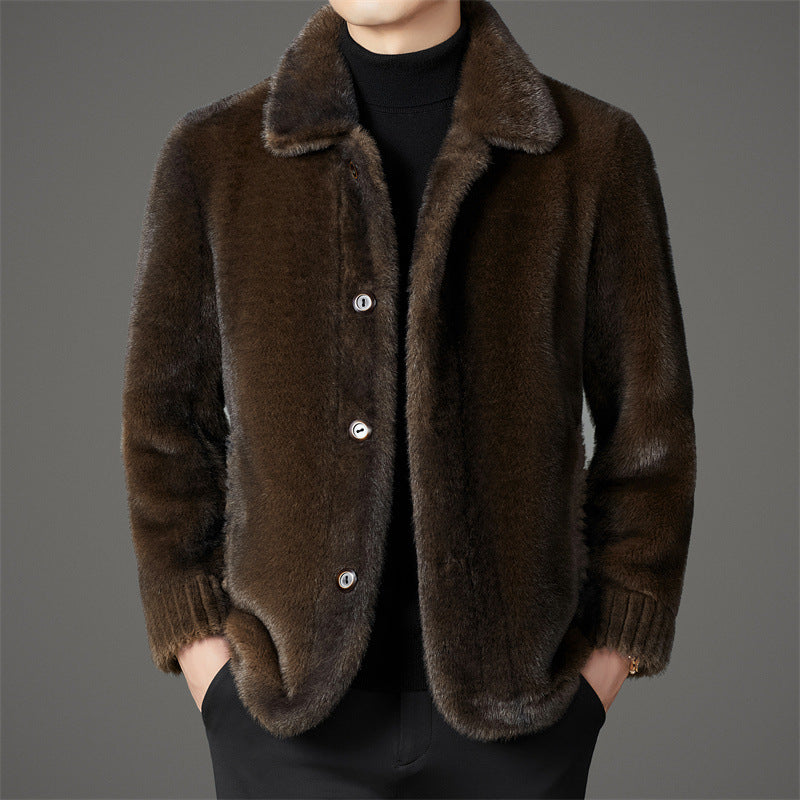 EDWARD | LUXURY SHORT MINK FUR COAT - Echelon Lifestyle