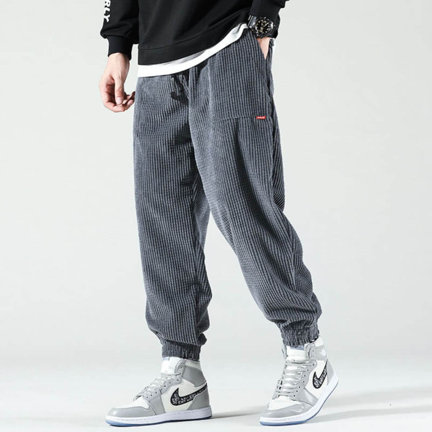 JASON | STYLISH CORDUROY JOGGERS - Echelon Lifestyle