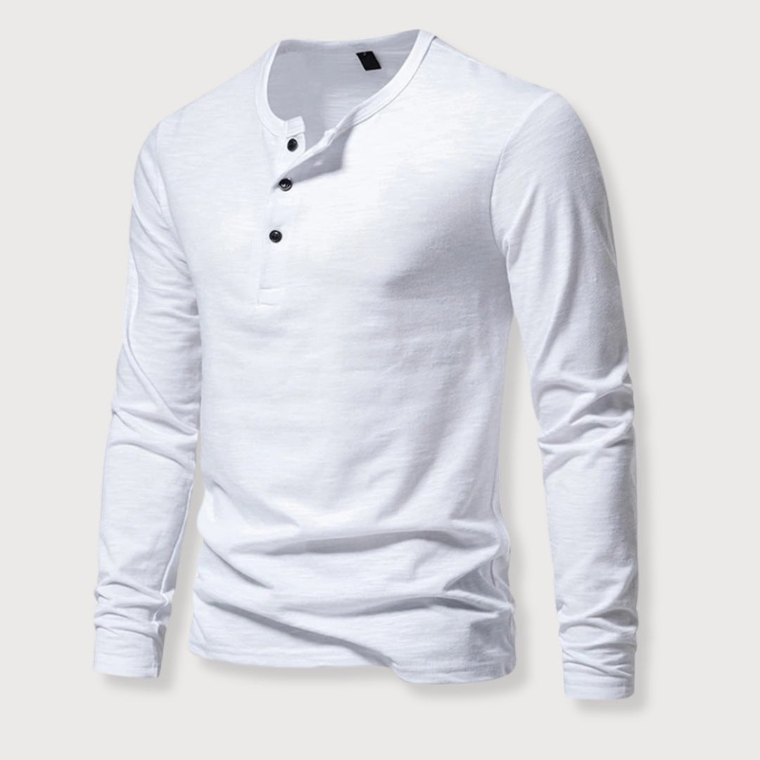 JAMES | HENLEY SHIRT - Echelon Lifestyle