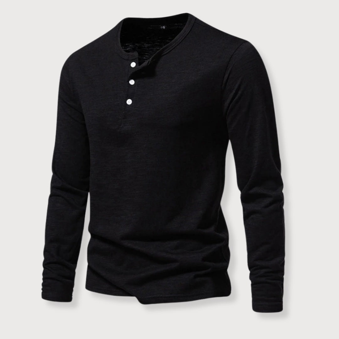 JAMES | HENLEY SHIRT - Echelon Lifestyle