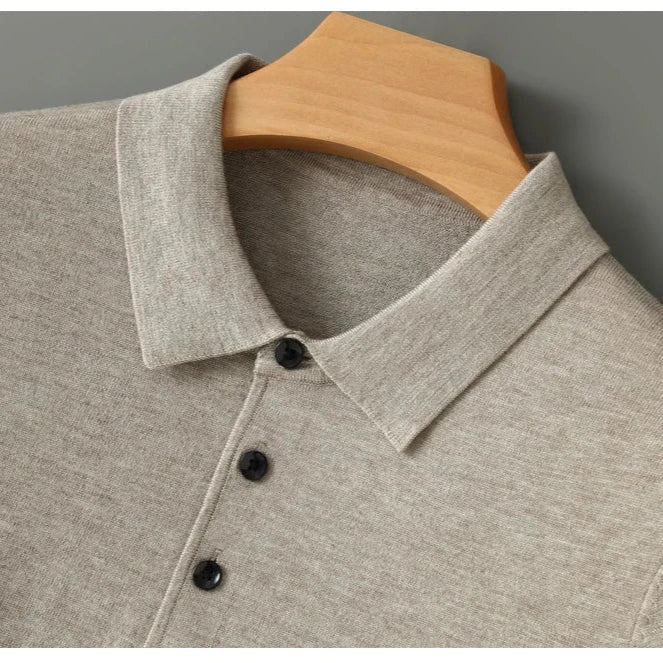 JULIAN | 100% MERINO WOOL POLO - Echelon Lifestyle