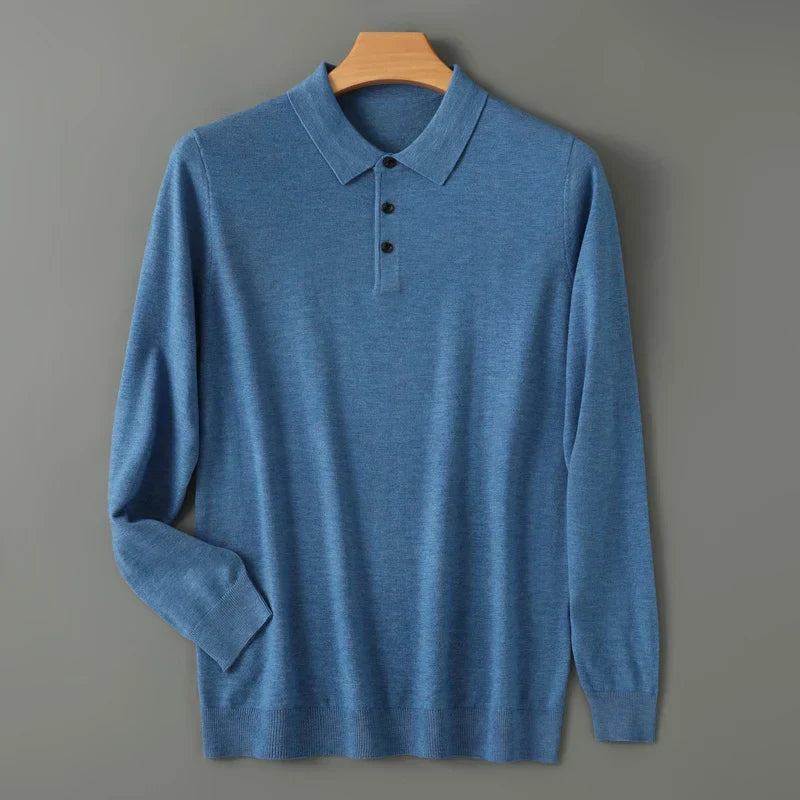 JULIAN | 100% MERINO WOOL POLO - Echelon Lifestyle