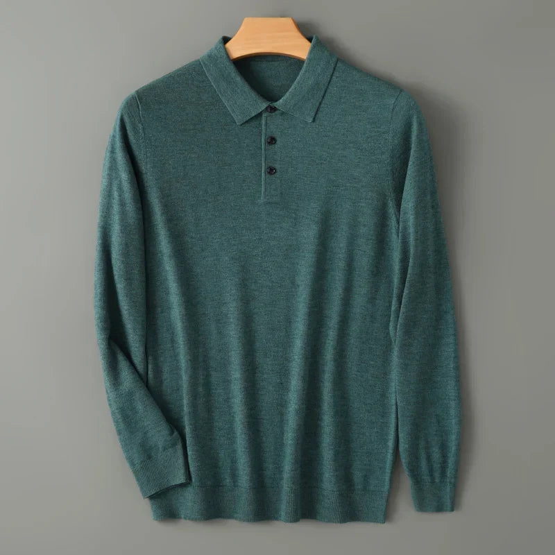 JULIAN | 100% MERINO WOOL POLO - Echelon Lifestyle