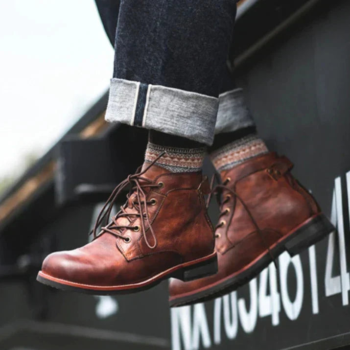 Kelvin | Men's high-top boots - Echelon Lifestyle
