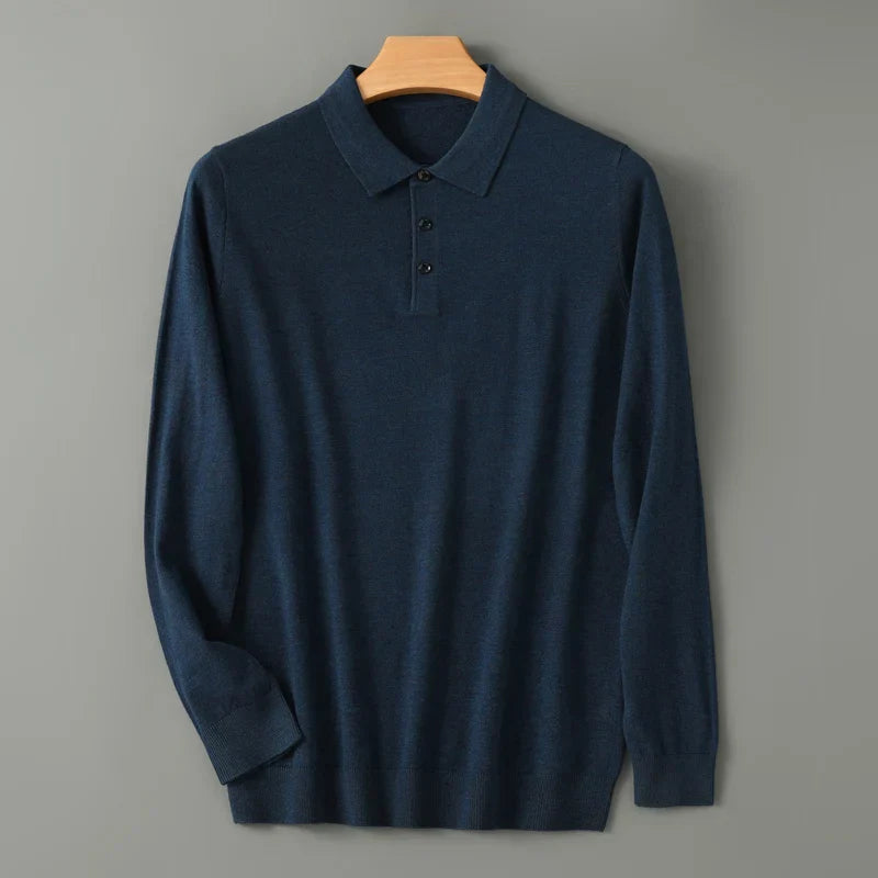 JULIAN | 100% MERINO WOOL POLO - Echelon Lifestyle