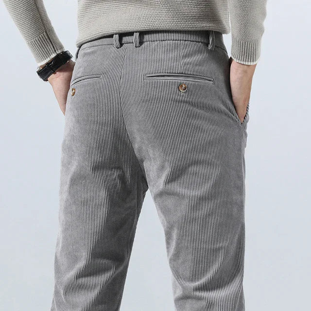 NICHOLAS | MEN'S RIBBED TROUSERS - Echelon Lifestyle