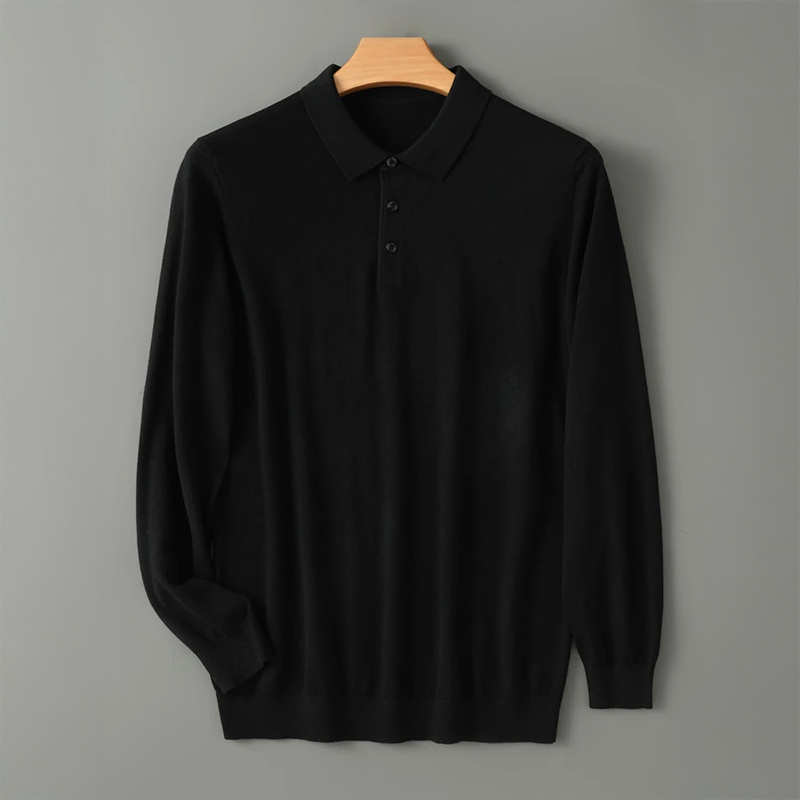 JULIAN | 100% MERINO WOOL POLO - Echelon Lifestyle