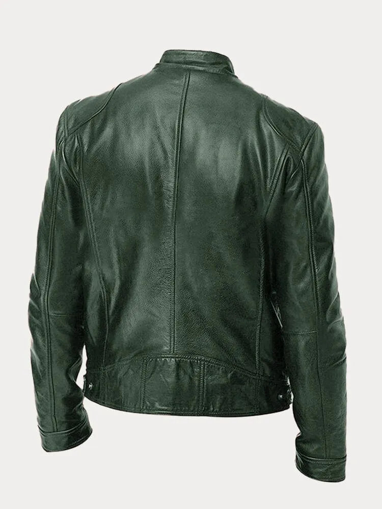 LUCAS | CASUAL LEATHER JACKET - Echelon Lifestyle
