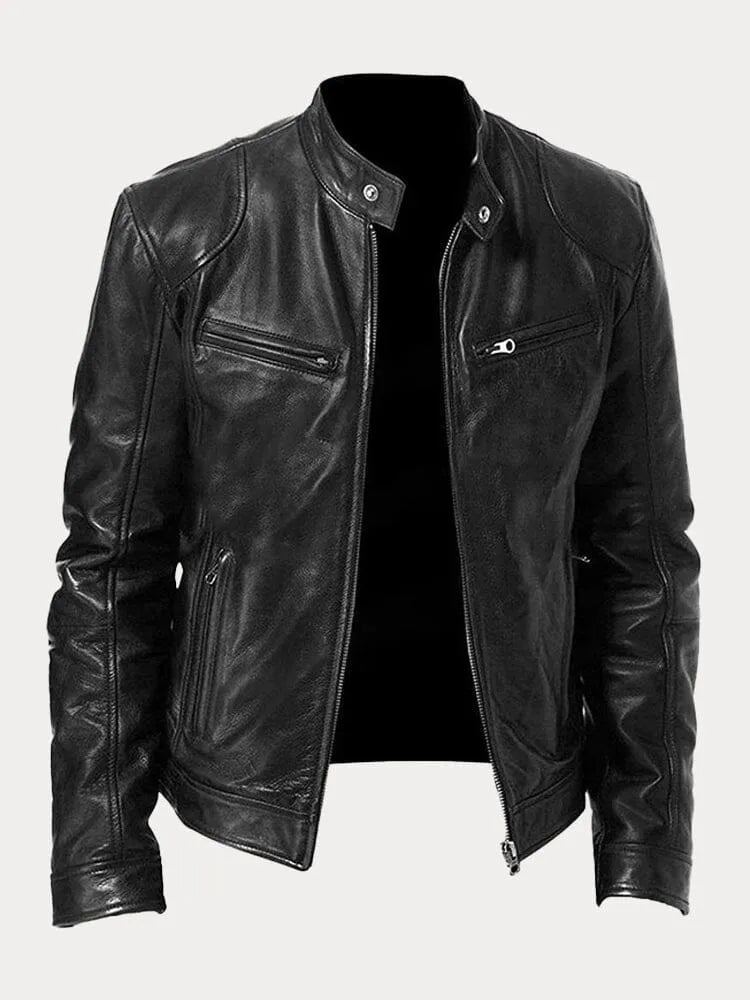 LUCAS | CASUAL LEATHER JACKET - Echelon Lifestyle