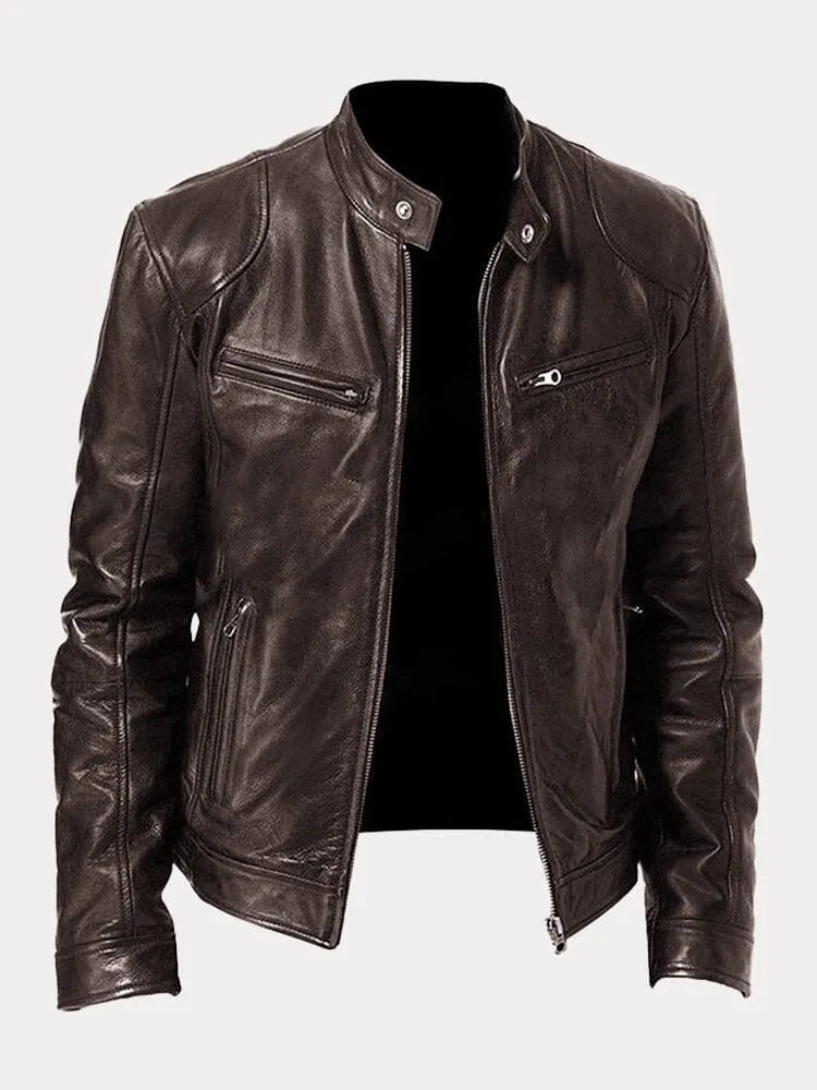 LUCAS | CASUAL LEATHER JACKET - Echelon Lifestyle