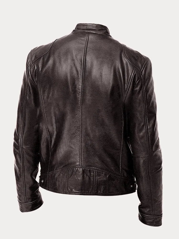 LUCAS | CASUAL LEATHER JACKET - Echelon Lifestyle