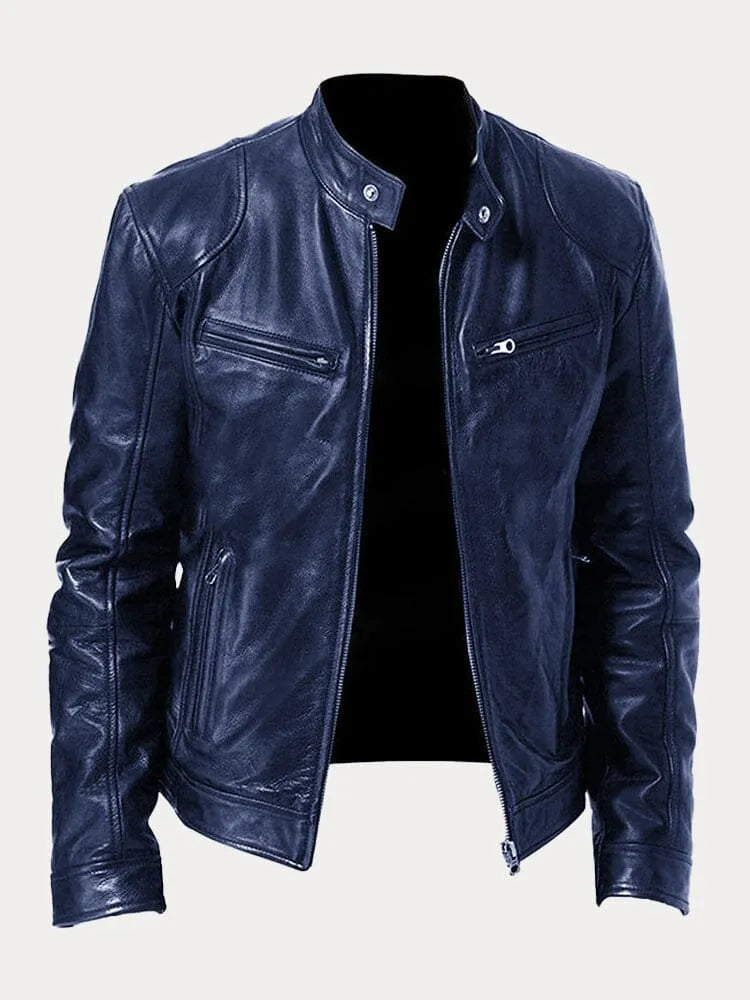 LUCAS | CASUAL LEATHER JACKET - Echelon Lifestyle