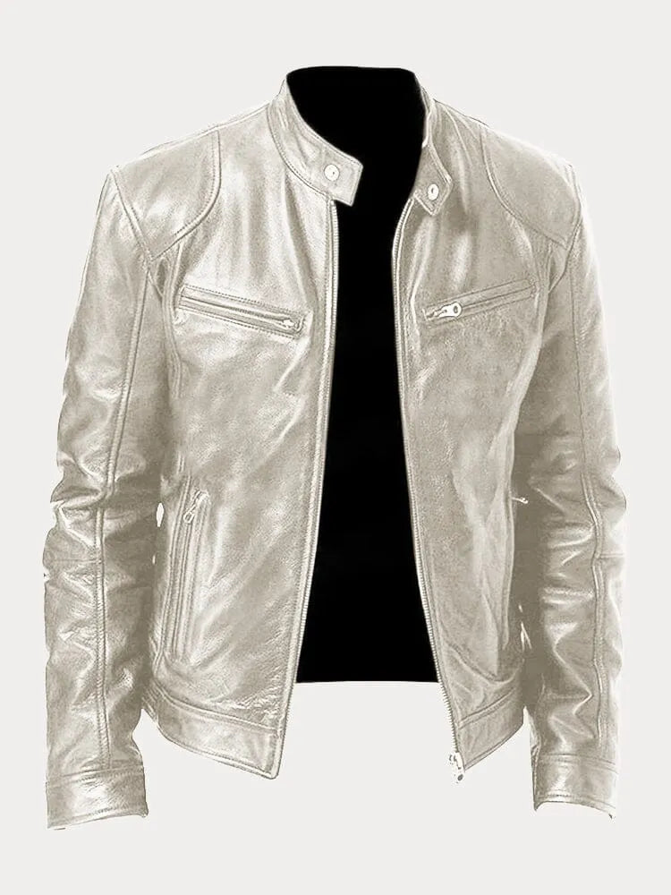 LUCAS | CASUAL LEATHER JACKET - Echelon Lifestyle