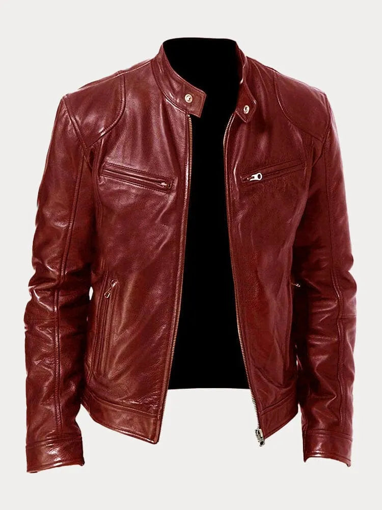 LUCAS | CASUAL LEATHER JACKET - Echelon Lifestyle