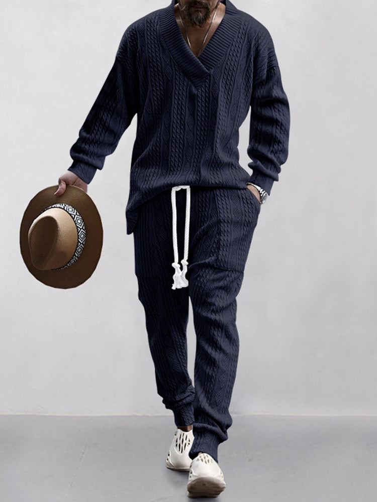 Athleisure Cable Jacquard Set - Echelon Lifestyle