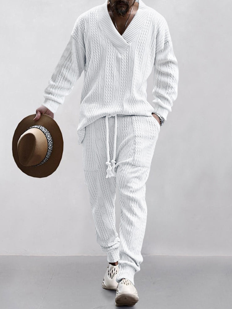 Athleisure Cable Jacquard Set - Echelon Lifestyle