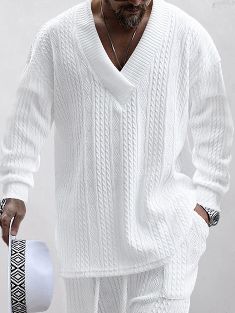 Athleisure Cable Jacquard Set - Echelon Lifestyle