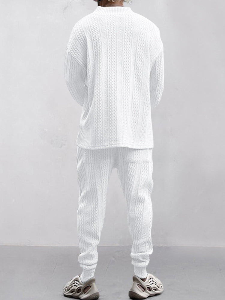 Athleisure Cable Jacquard Set - Echelon Lifestyle