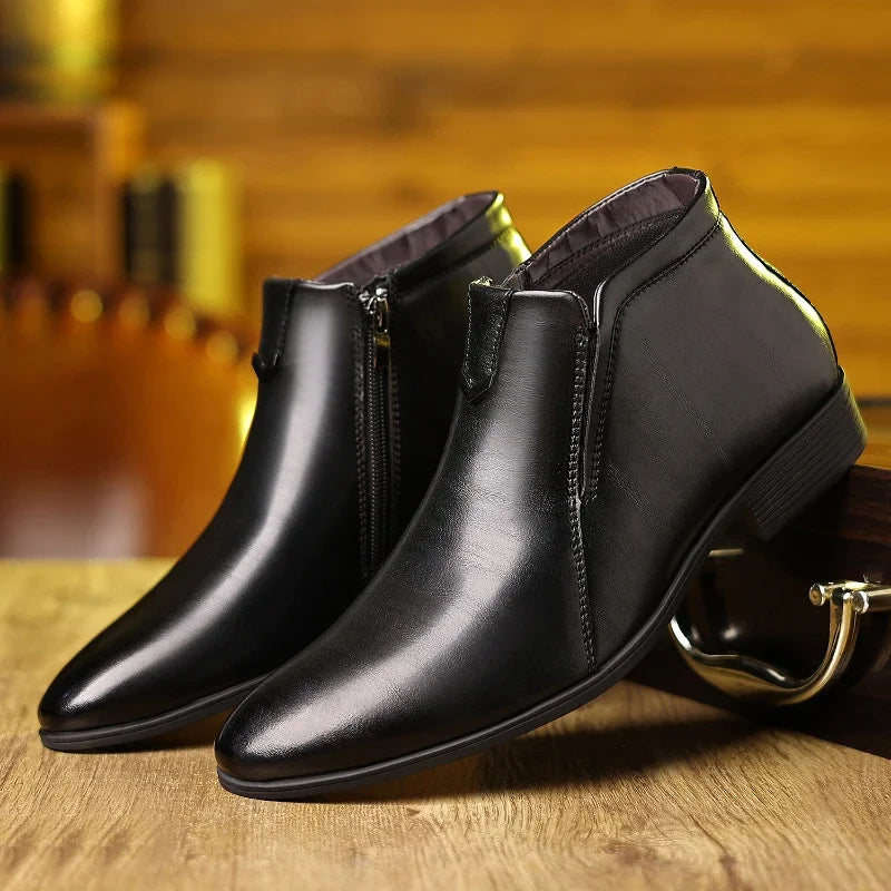 Oliver Prescott Luxe Retro Ankle Boots - Echelon Lifestyle