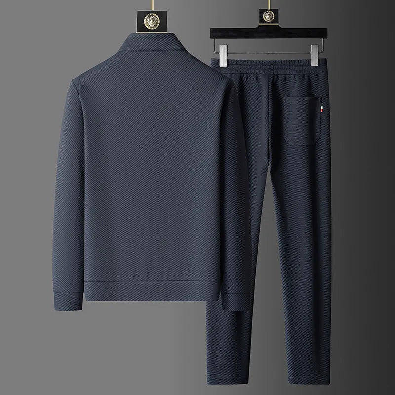Ethan™ - Men's Spring Fashion Jacket & Trousers Set - Echelon Lifestyle