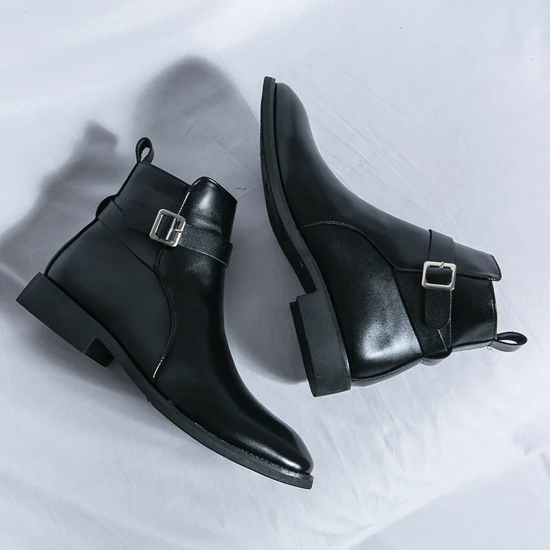 Sergio Genuine Leather Chelsea Boots - Echelon Lifestyle