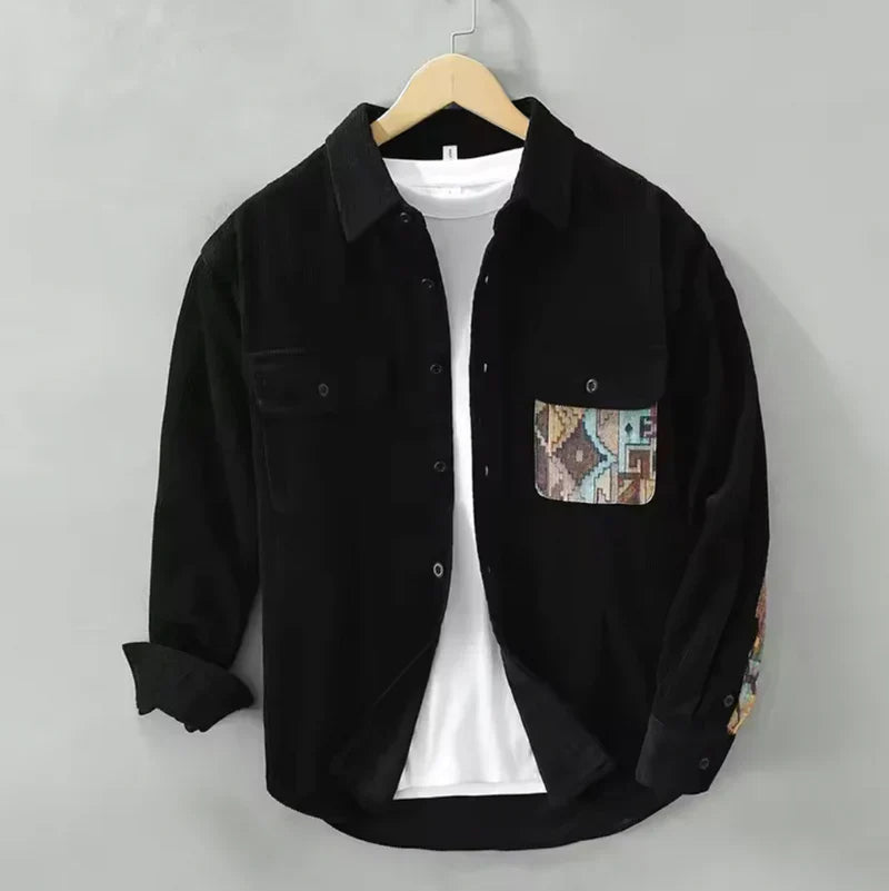 OLIVER | COMFORTABLE PATCHWORK SHIRT - Echelon Lifestyle