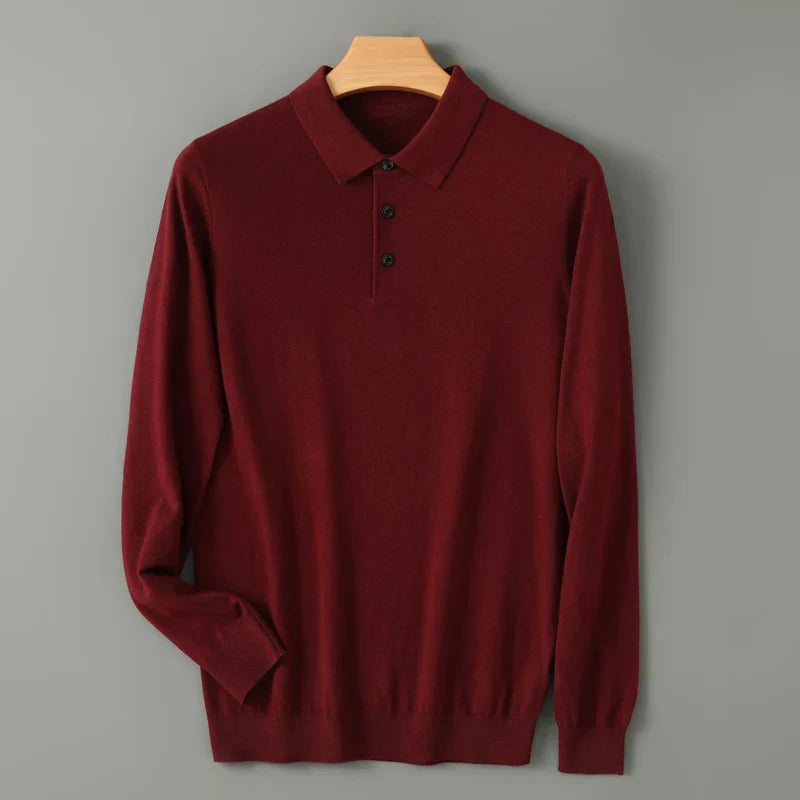 JULIAN | 100% MERINO WOOL POLO - Echelon Lifestyle